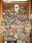 Giaccone Mimetico Svizzero Swiss Army Combat Camo Jacket Tg 56