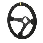 Volante sportivo a calice camoscio nero 350mm Simoni Racing Carrera