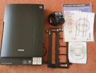 Epson Perfection V300 Photo Flatbed Scanner + Slide Holder & Software READ DESCR