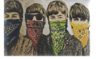 The Beatles - Mr Brainwash Beatles Bandidos - Rare printed wooden display