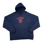 Vintage Bulletin OLYMPIC MUSEUM "Lausanne Switzerland" Embroidered Hoodie XXL