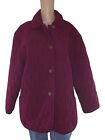 Giubbotto Coat Cappotto Donna Rosso Bordeaux Trapuntato Taglia S Small