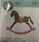 FUSTELLA SIZZIX 661983 CAVALLO A DONDOLO ROCKING HORSE BIGZ