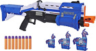 Nerf Fortnite TS-R Blaster a Pompa Con 3 Bersagli Lama E Dardi, Blu