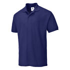 Portwest Men s Naples Polo Shirt Polycotton Breathable Summer Knit Short Sleeves