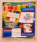 Crayola Super Tips 32 Markers PLUS 40-Page Sketch Book Set