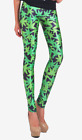 Galaxy Glanz Leggings  Weed Hanf Gr.34/36