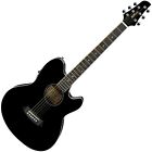 IBANEZ TCY10E BK Black High Gloss Chitarra Acustica Amplificata