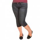 LEGGINS CAPRI OVER EFFETTO JEANS GLADYS PD0452