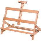 MEEDEN Heavy-Duty Tabletop Studio H-Frame Wooden Easel- Solid Beech Wood Adjusta