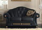 DIVANO 2 POSTI CLASSIC PRESTIGE MEDUSA IN PELLE EXTRA LUSSO NEW x SALA SALOTTO*