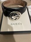 Cintura GUCCI uomo Tag 80 ORIGINALE + Scontrino