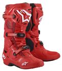 Stivali Uomo Alpinestars Tech 10 Rosso Red Motocross Enduro Mx Boots