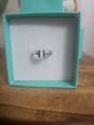 Anello Tiffany & Co. SQUARE TIFFANY ARGENTO