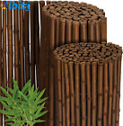 Sol Royal Premium Bamboo Fence 100x250cm B23 Dark Brown - canne di bambù indurit