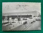 Cartolina Roma Stazione Termini Antica 1955 B/N Animata