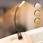 Luce per Lettura Libri a Letto, Lampada da Lettura Ricaricabile USB, LED 3Colori