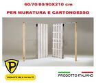 Controtelaio per porta a scomparsa telaio per porte scorrevoli 60 70 80 90 x 210