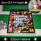 PS3 🔹 GTA 5 (GRAND THEFT AUTO V) 🔹 italiano (completo con mappa)  🇮🇹 + GTA 4