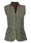 Walker & Hawkes Ladies Tweed Waistcoat Margate Teflon Gilet 8-20 Pink Purple