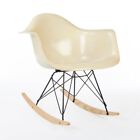 Herman Miller Eames Chair Parchment Vintage Original RAR Rocking Arm