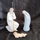 Lladro Holy Family Nativity Set Joseph Madonna Jesus 4533 4534 4535 Orig Boxes