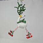 Vintage Yankee Candle Company Reindeer on Skis Ornament RARE & HTF!