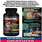 Integratore Creatine Extreme, Creatina con Ciclodestrine, Glutammina, Arginina