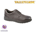 SCARPA UOMO LACCI VALLEVERDE MEMORY FOAM VERA PELLE COMODA MADE IN ITALY