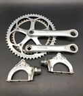 VINTAGE SHIMANO FC-7200 DURA-ACE EX CRANKSET 53/42T & PD-7200 PEDALS AERO