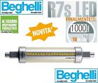 BEGHELLI LAMPADINA 1000 lm LED R7S 10W 2700K 117 118mm LINEARE LUCE CALDA NOVITà