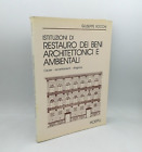 ISTITUZIONI DI RESTAURO DEI BENI ARCHITETTONICI e AMBIENTALI Rocchi, Hoepli 1985