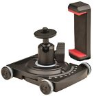 Camera Slider  with Ball  & Phone Clamp, 4 Wheeled Tabletop Dolly8914