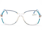 occhiali GUCCI montatura GG2102 55 65L oversized eyeglasses vintage 1980s👓Donna