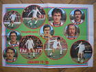 POSTER INTREPIDO CAGLIARI CALCIO 1979/80 79/80 SQUADRA