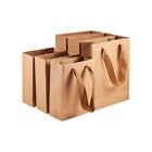 10X Rectangle Kraft Paper Pouches Gift Shopping Bags with Thread BurlyWood