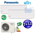 Climatizzatore dual split serie TZ A+++ R32 PANASONIC 7000+12000 - con WiFi e Na