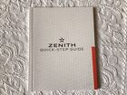 Libretto Booklet Zenith Quick Step Guide