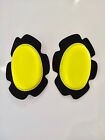 SAPONETTE KNEE SLIDER TUTA MOTO PISTA RACING GIALLO FLUO X TUTA SUOMY NOVITA !