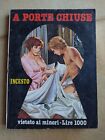 A PORTE CHIUSE n. 1 - Incesto - Ed. EP - 1981 - FUMETTO NERO