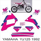 YAMAHA yz 125 1992 grafiche in kristal