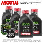 Tagliando KAWASAKI Z 750 / Z750 S 2004 2005 2006 MOTUL 5100 10W40 + Filtro olio