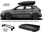 Specifico AUDI A1 (GB) Sportback Barre portapacchi + BOX BAULE TETTO 400 Litri.