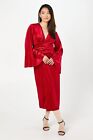 Coast Red Wrap Dress Womens Occasion Dresses