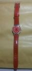 OROLOGIO SWATCH ORIGINALE BAMBINO BAMBINA QUADRANTE PICCOLO CINTURINO IN PELLE