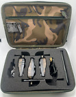 Fox Micron Camo X3 Fishing Bite Alarms & Case