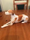 USSR Lomonosov Porcelain Pointer Dog Russian (Tan & White)