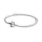 Bracciale Pandora Moments Con maglia snake 590702HV Bracelet Barilotto Silver