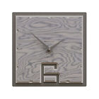 CalleaDesign Orologio da parete quadrato in legno dal design moderno Soffio Legn