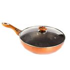 PENTOLA PADELLA WOK AMC SINGOLA ø 32CM ARANCIONE